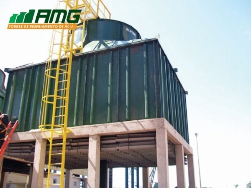 Conserto de Torre de Resfriamento de água Pequena Belém - Torre de Resfriamento de água Industrial