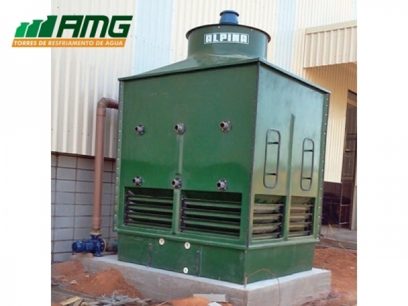 Torre de Resfriamento Tratamento de água Casa Verde - Torre de Resfriamento de água Industrial